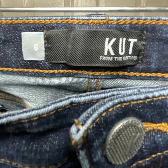Kut from the Kloth Donna High Rise Ankle Skinny Denim Jeans Women’s Sz 6 - Picture 7 of 9